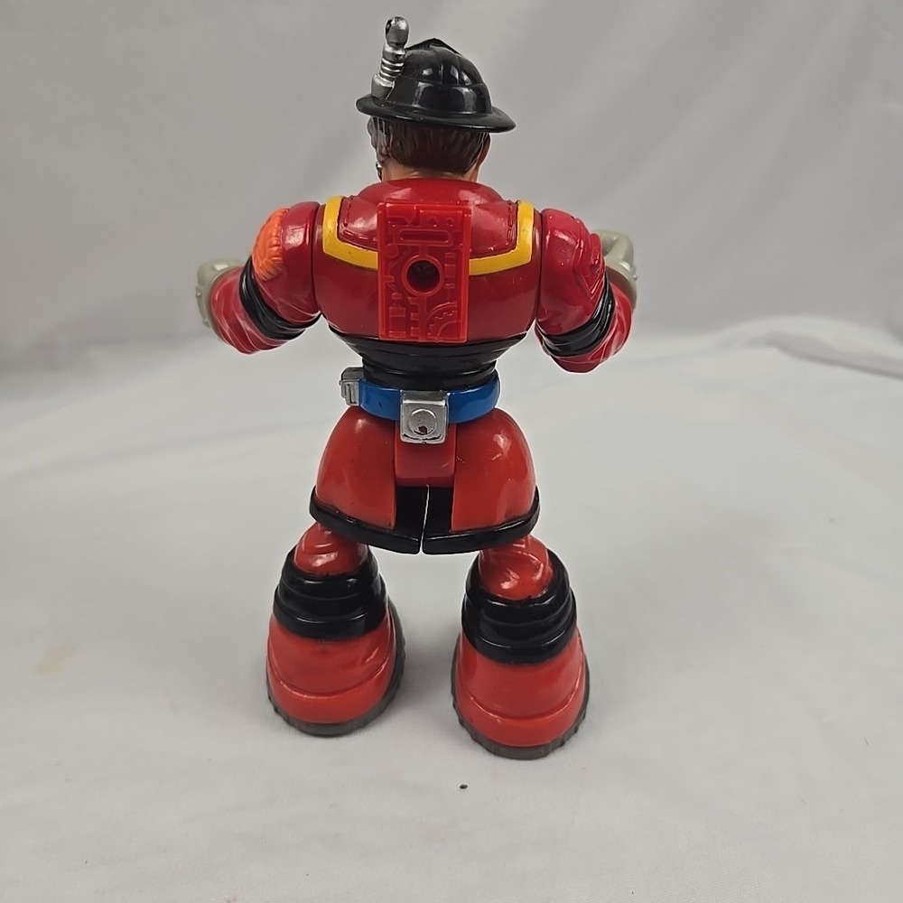Rescue Heroes Mattel Fisher Price 2000 Firefighter Action Figures Vintage - Picture 4 of 6
